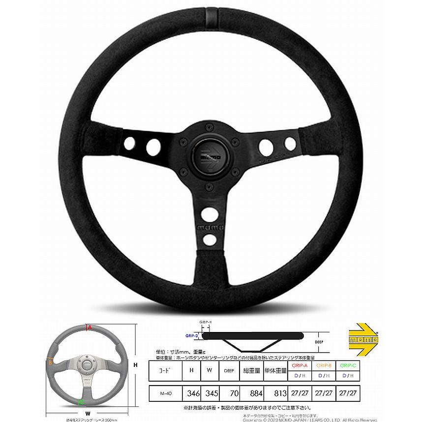 MOMO MOMOモモステアリングMOD.07BLACK EDITION/モデル07 MOMO MOMOモモステアリングMOD.07BLACK EDITION/モデル07