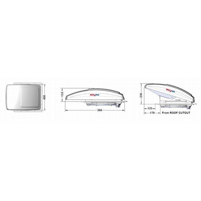 MAXX-FAN【マックスファン【スモーク】/リモコン無モデル【開口寸/356