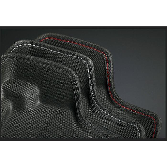 玄武　フロントマット&リアマットとポイボックス　ハイエースワイド用 コンフォートマット Red Stitch ［フロントセット］ OMF01RH - Genb