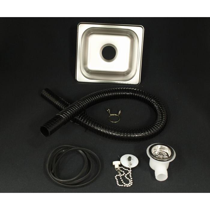 汎用商品/角型ステンレスミニミニシンクセット共栓/ホース 汎用商品/角型ステンレスミニミニシンクセット共栓/ホース