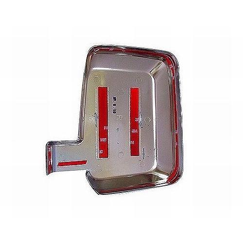 ランクル78プラド ドアミラーメッキカバ 71/78系ランドクルーザープラドメッキドアミラーカバー[角縦長タイプ