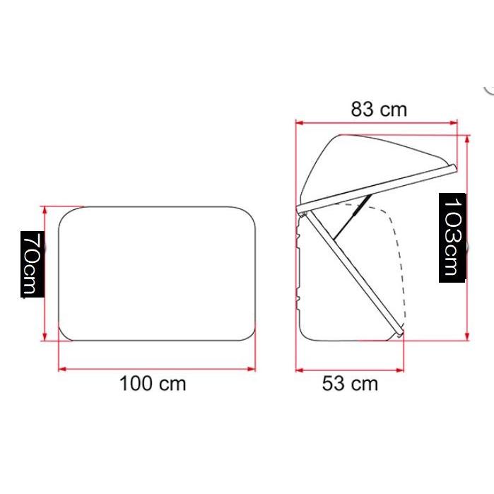 FIAMMAリアボックスシリーズ「ウルトラBOX」320Lモデル※掲載写真ロゴは