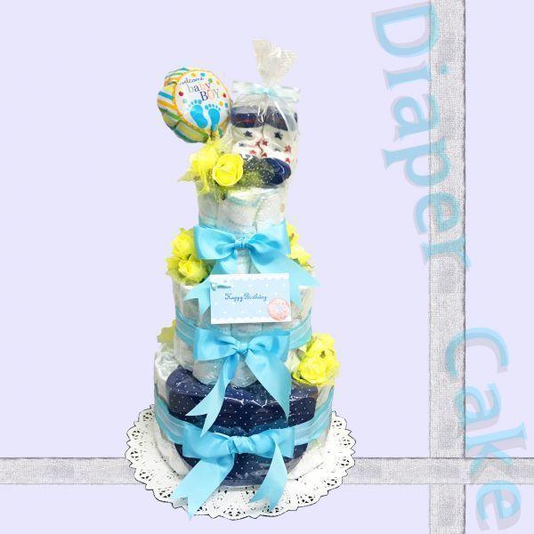 パンパース（Pampers） おむつケーキ March 3段おむつケーキ 出産祝い