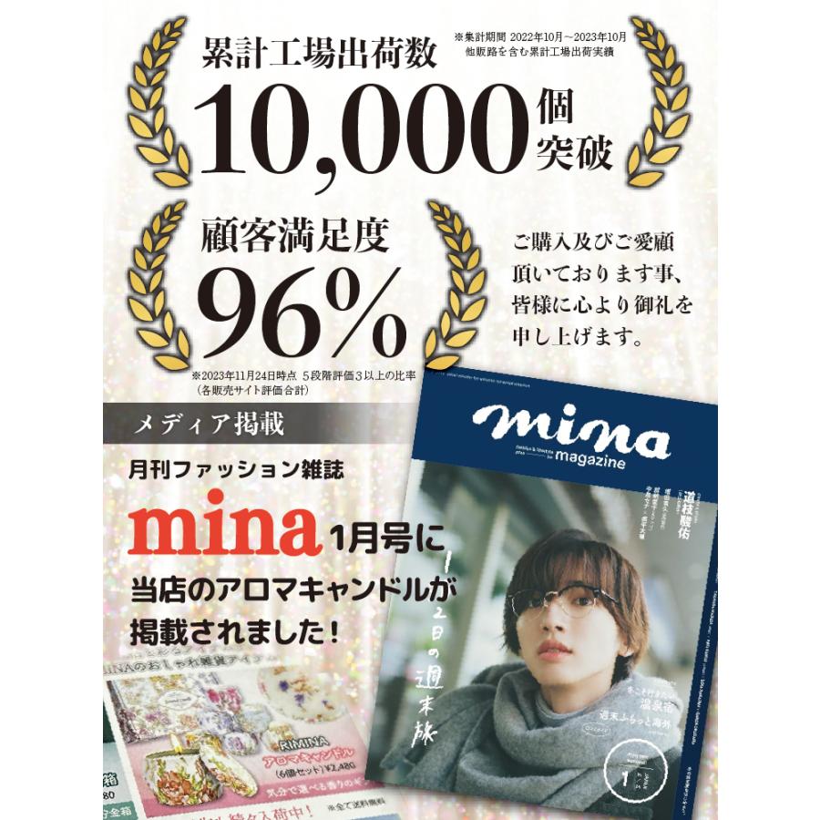 アロマキャンドル ギフト セット スタンダートな香りのセット