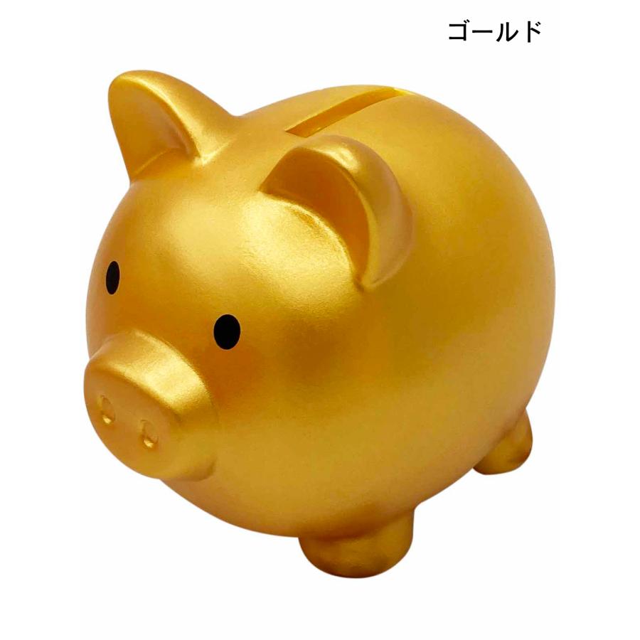 貯金箱 ぶた 豚の貯金箱 かわいい 動物 こども 子ども 金色 ゴールド