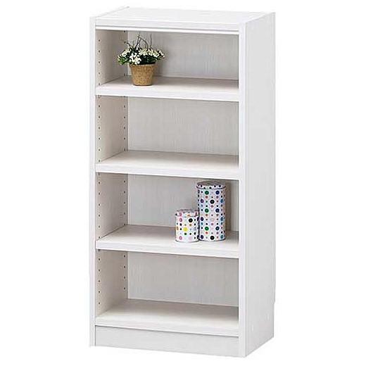 《高さいろいろ、色つやは3色》白井製造 書物棚開けひろげ仕合わせTanalio TNL-9044WH(W440×D290×H900粍)白いこと 家具、インテリア-ラック、シェルフ、本棚-オープンシェルフ