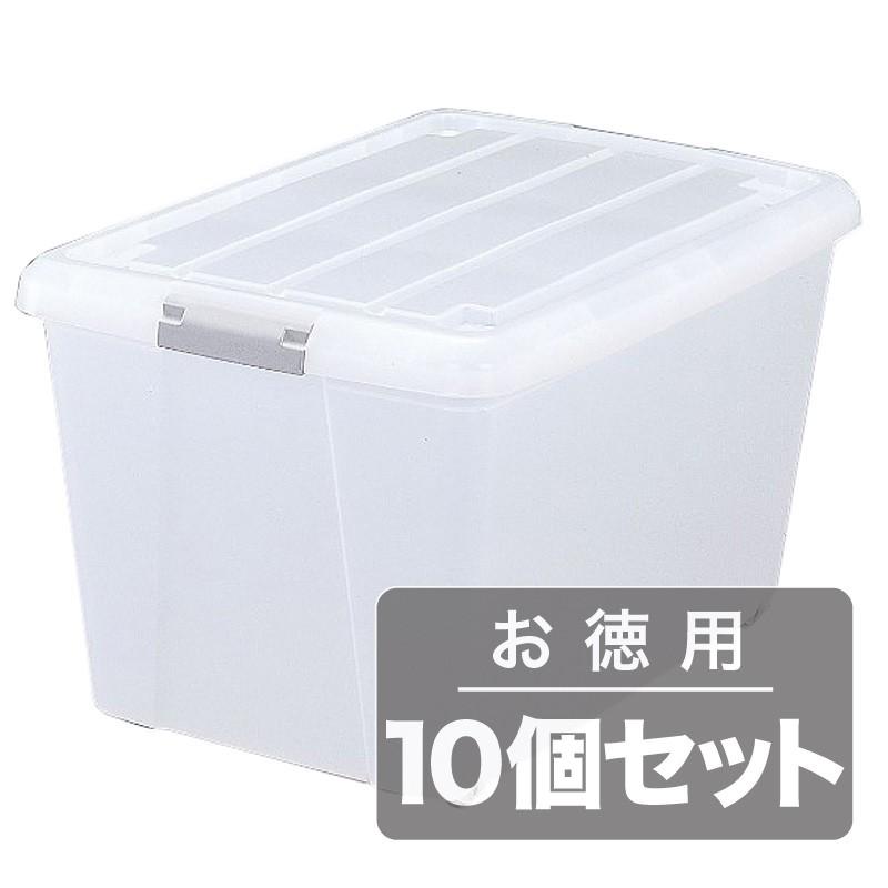 《内容物が見さだめるし分かりやすい読みやすい手あい。押し並べて的な押入れに入る奥ふかさ大きさ》アイリスオーヤマ 持ちはこび付き添い人納めるボックス席N-550読みやすい10個仕掛ける 収納ケース-家具、インテリア