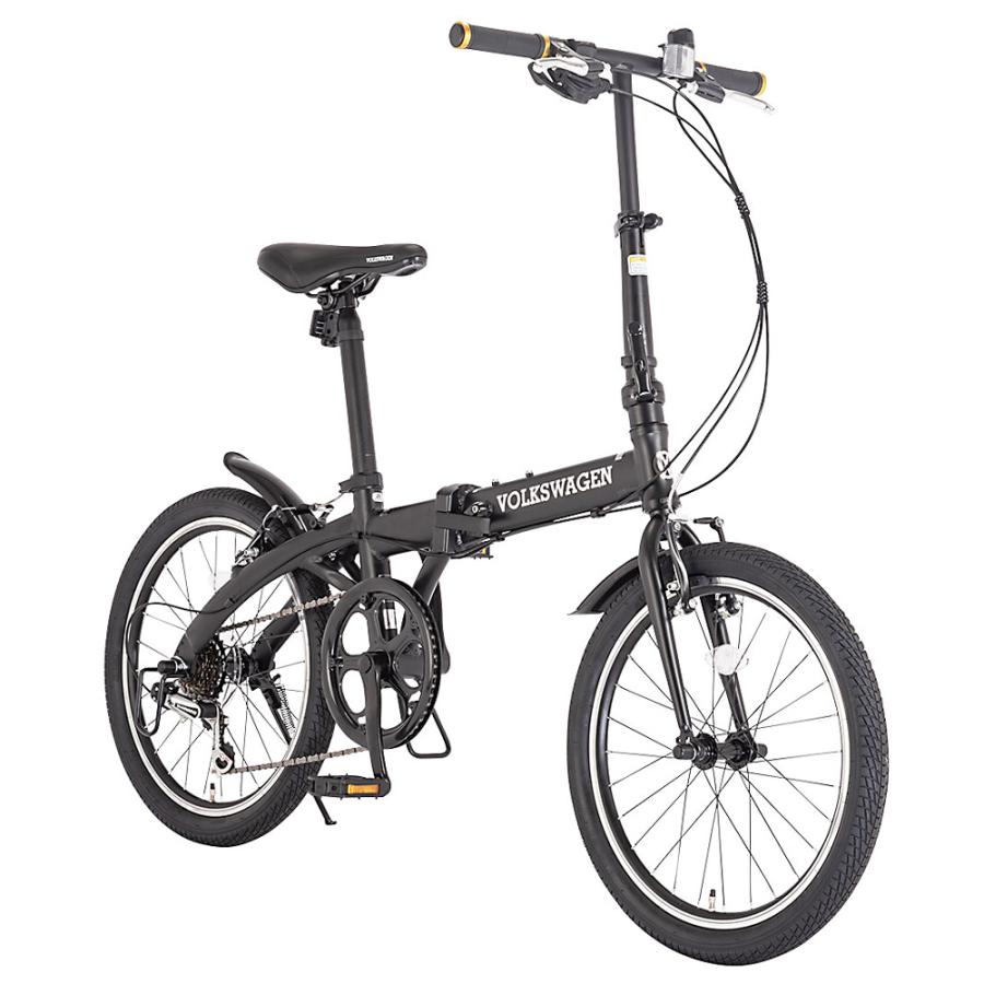 Volkswagen 20インチ外装6段変速折りたたみ自転車VW-FDB206ALBK