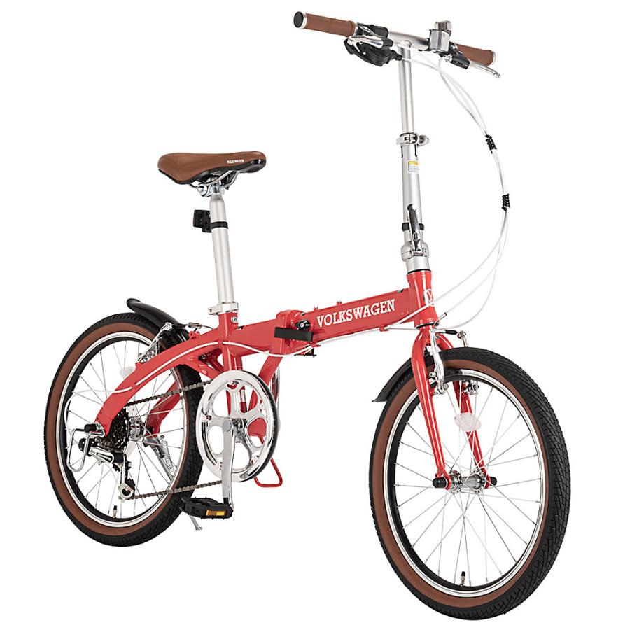Volkswagen 20インチ外装6段変速折りたたみ自転車VW-FDB206ALSL-OT 