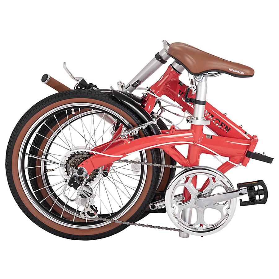 Volkswagen 20インチ外装6段変速折りたたみ自転車VW-FDB206ALSL-OT 