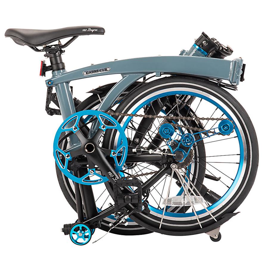おまめ 180Degree 16インチ内装3段変速折りたたみ自転車CARRI-CLE(キャリクル
