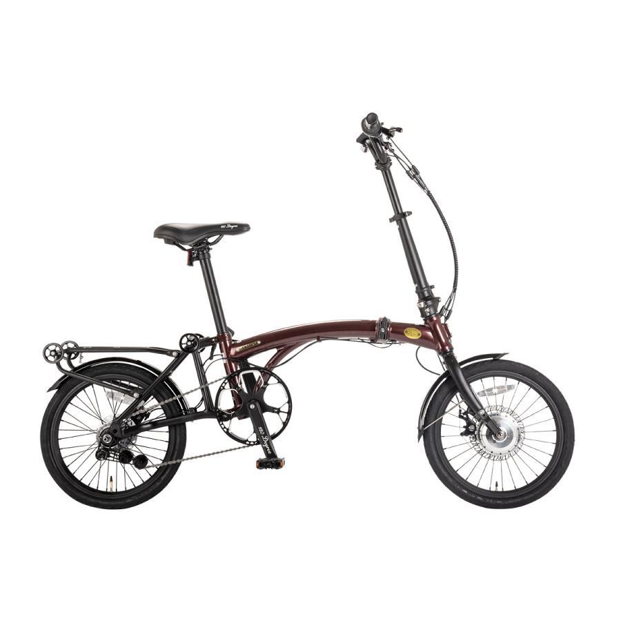 180Degree 16インチ内装5段変速電動アシスト折りたたみ自転車E-TRANCLE 