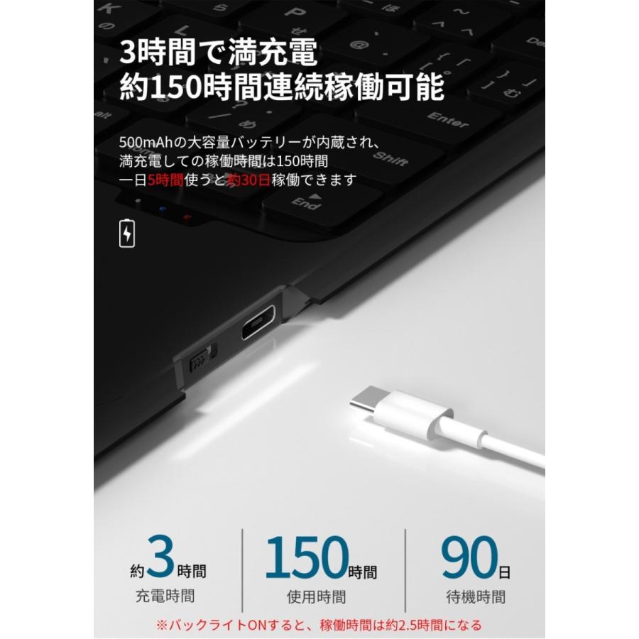 ipad キーボード ケース  iPad Air 第５世代対応 iPad 10.9/11 インチ  日本語配列 ペン収納 スタンド マグネット 保護ケース｜rimostore｜13