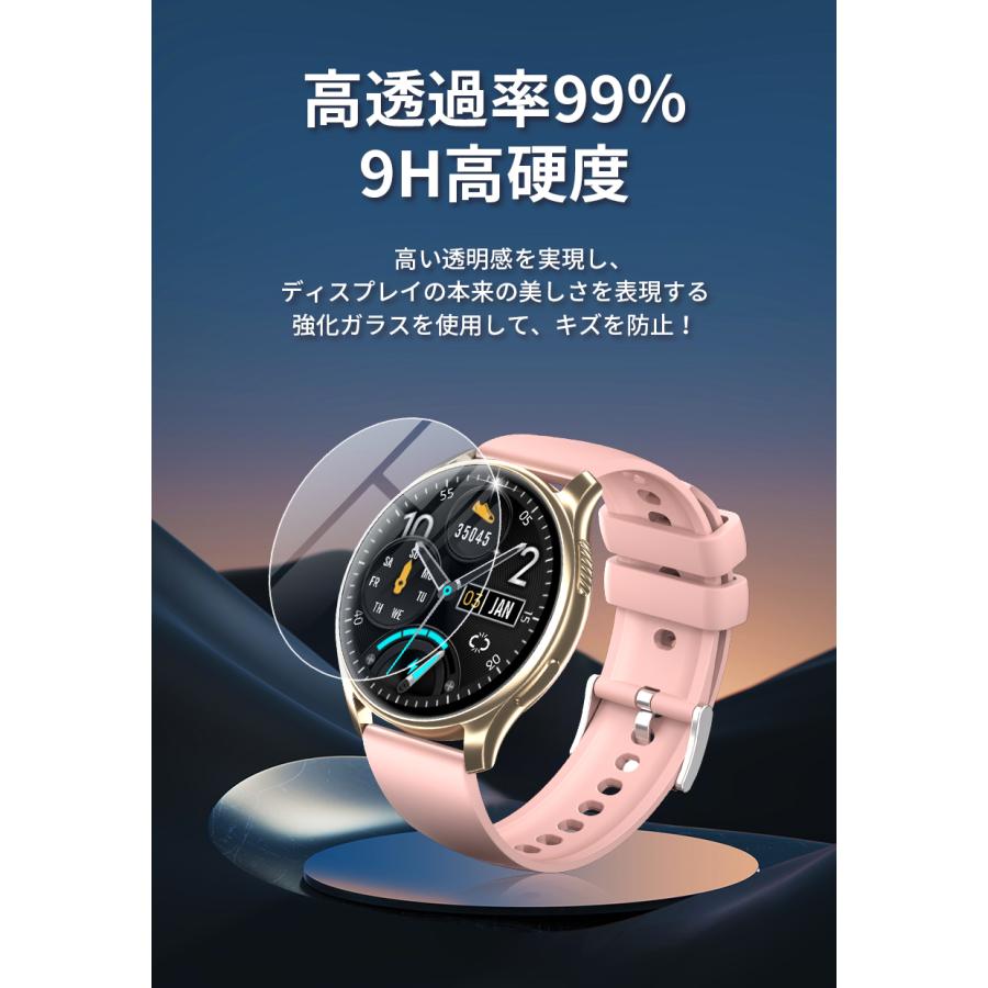 スマートウォッチ 保護 フィルム 円形画面利用可 円形 丸形 1枚 スマートウォッチ 保護 フィルム 円形画面利用可 円形 丸形 1枚