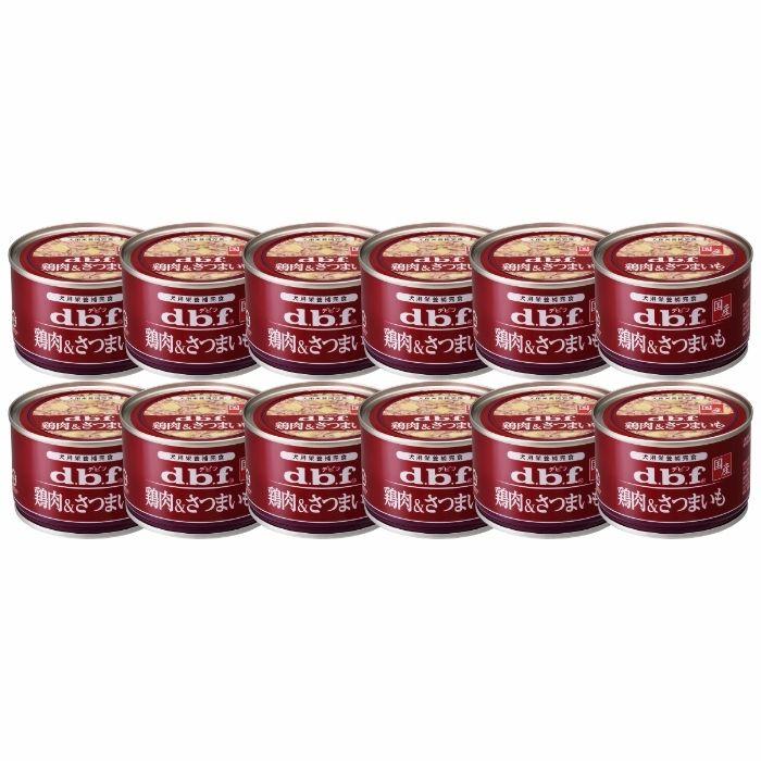 12個セット】デビフ 缶詰 鶏肉＆さつまいも 150g ウェットタイプ