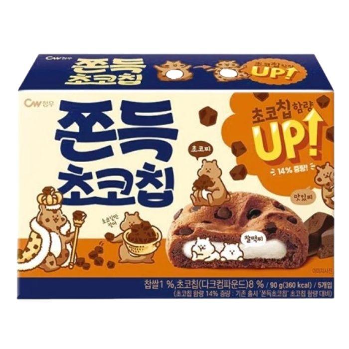 チョンウ 餅チョコチップ 90g(1箱あたり18gx5P) 韓国菓子 菓子