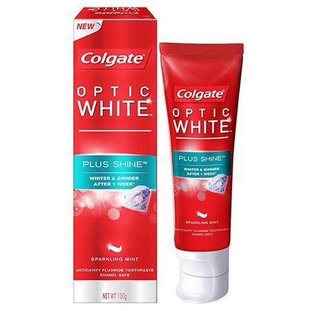 コルゲート オプティックホワイト プラスシャイン 100g Colgate Optic White PLUS SHINE｜rin-rin-shop