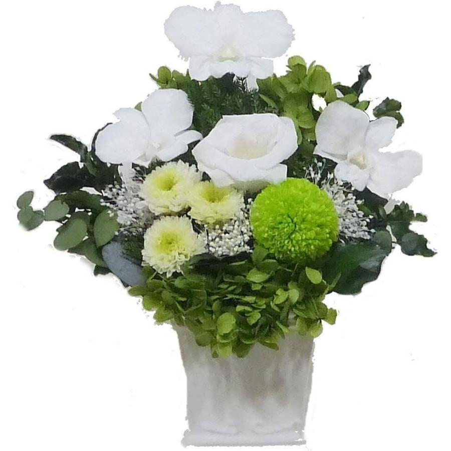 仏花倶楽部?のプリザーブドフラワー仏花：B01EJN1C82 花器付き お悔み用（お花はもちろん、葉っぱにいたるまで、造花は一切使用 　 仏花倶楽部 のプリザーブドフラワー仏花：B01EJN1C82 花器付き お悔み用 お花はもちろん 葉っぱにいたるまで