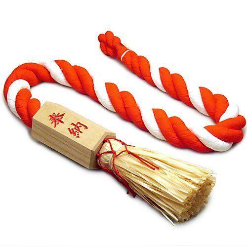 正規店通販鈴紐 鈴緒 桐枠付き滝田商店木綿仏壇屋6尺 長さ180cm 太さ4 3cm お宮 神社 神殿 社殿 神棚 稲荷宮の鈴 ひも 滝田商店日本正規品仕様