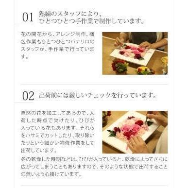 【早い者勝ち！】 プリザーブドフラワー (クリアケースワイドL 付き/仏花/若菜Ｌ) お供え 花 お悔み用 お彼岸 お盆 アレンジ リボン付き 【1575999802】(9264円)