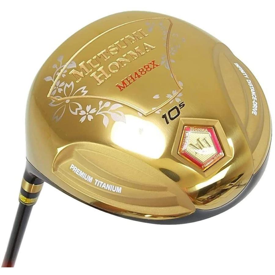 ムツミホンマ (Mutsumi Honma) ドライバー MH488X 左用 プレミアム チタンドライバー カーボン メンズ 左 ロフト角: ロフト角 Mutsumi Honma ドライバー MH488X 左用 プレミアム チタンドライバー カーボン メンズ 左 5度