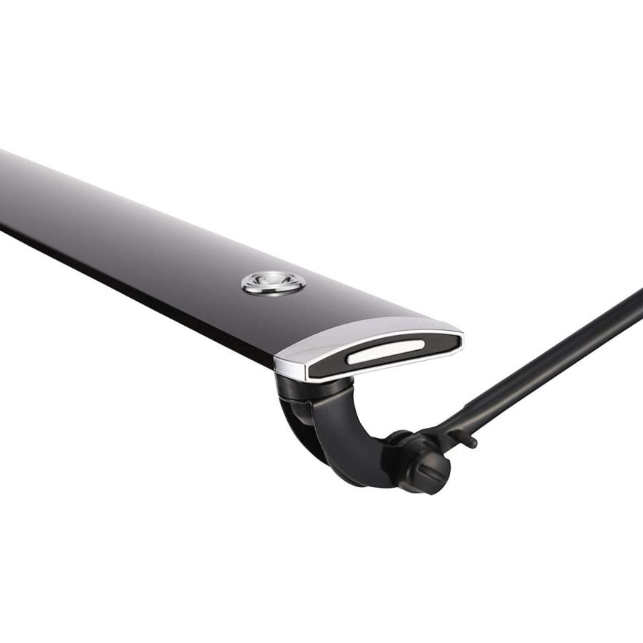 デスクライト LED 日本製 タッチレススイッチ 目に優しい 調光機能 クランプ式 LEX-980 (ブラック) LED 日本製 タッチレススイッチ 目に優しい 調光機能 クランプ式 LEX ブラック