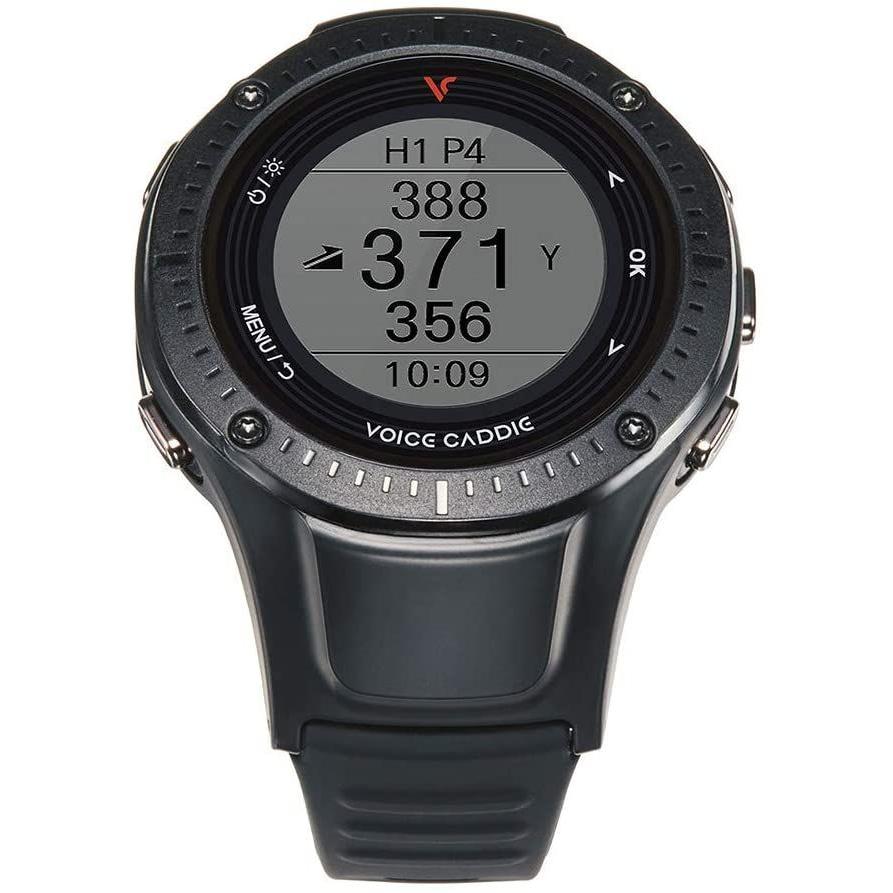 【数量限定アウトレット品】 voice caddie(ボイスキャディ) ゴルフナビ ゴルフGPS 腕時計タイプ G3 距離測定器 ブラック 【P1972197895】(11593円)