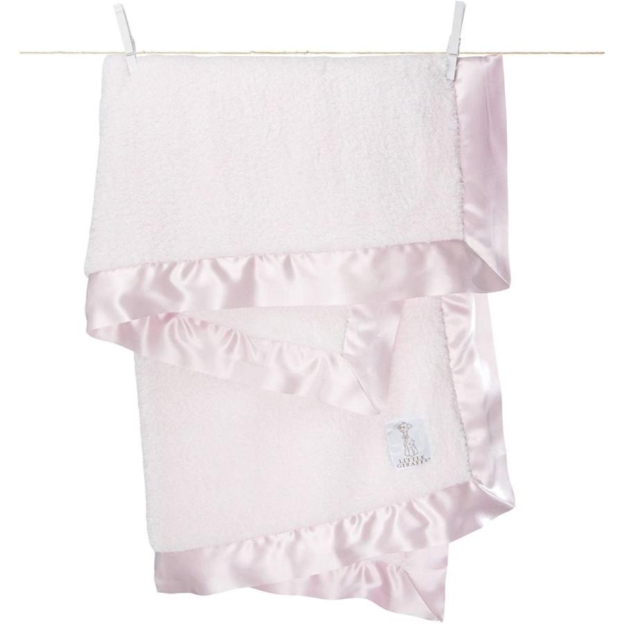 【ほぼ未使用】 Little Giraffe(リトルジラフ) Chenille Baby Blanket シェニールベビーブランケットBOX入り ピンク 【1806669229】(10620円)