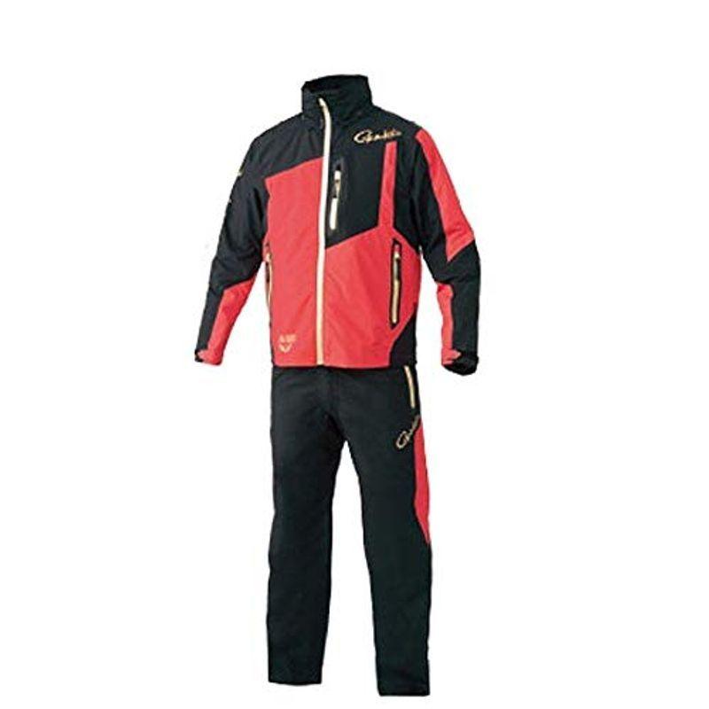 がまかつ Gamakatsu アルテマシールド0ウィンドアップレインスーツ Gm 3571 ブラック レッド フィッシングウエア その他フィッシングウェア りん S アルテマシールド0ウィンドアップレインスーツ りん 22 新作