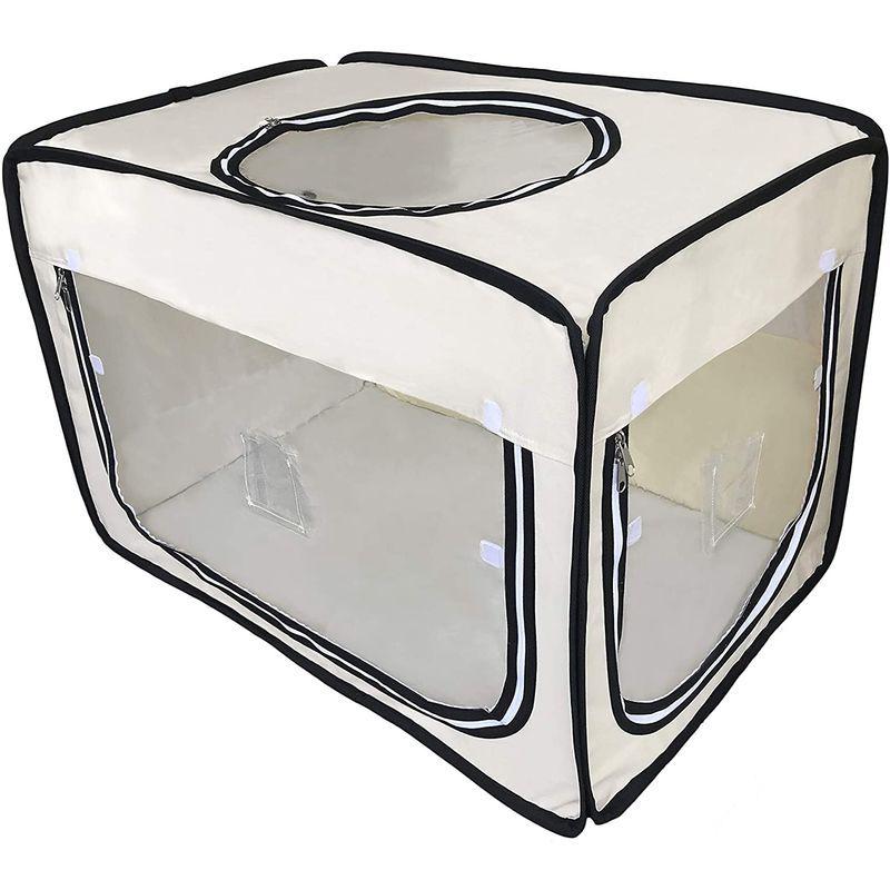 ペット用酸素室・酸素ケージ・酸素テント『ペット・オキシ・ホテル 』 (Mサイズ外寸：巾60×奥90×高60cm) 酸素ケージ 酸素テント『ペット オキシ ホテル 』