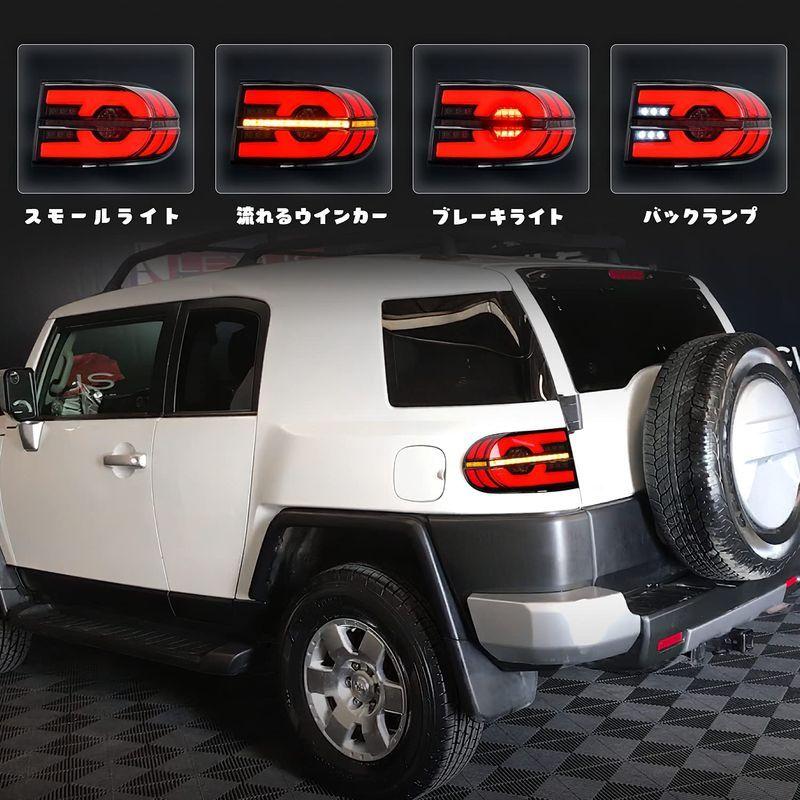 特価 りん りんYUANZHENG トヨタ FJ クルーザー テールランプ 全LED