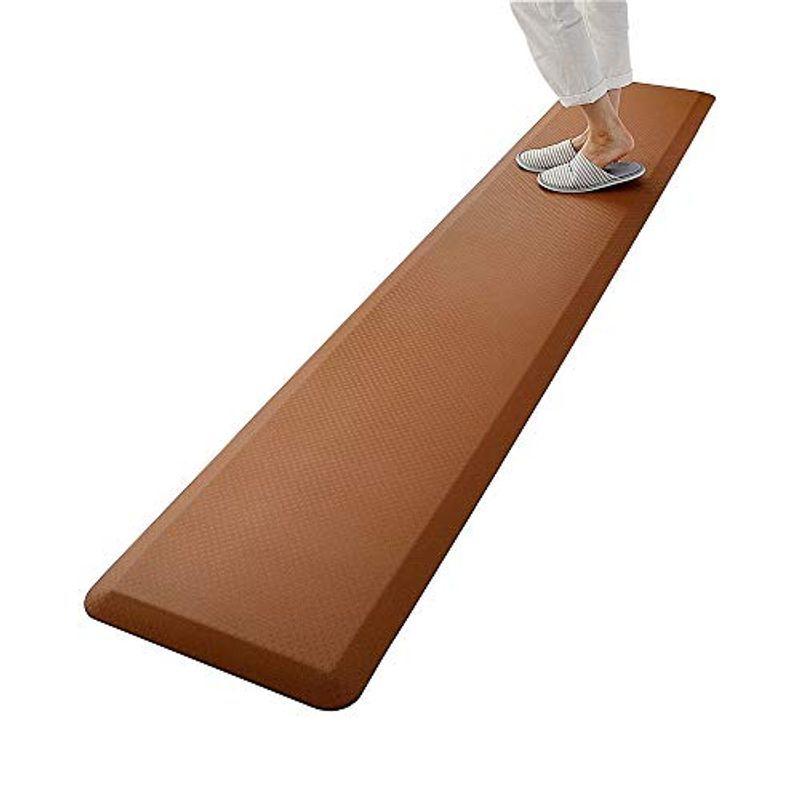 アシイイネ 疲労軽減マット 240cmサイズ 高反発 キッチンマット 拭ける 足が楽 衝撃吸収 長さ240cm×幅45cm×厚み2cm (4