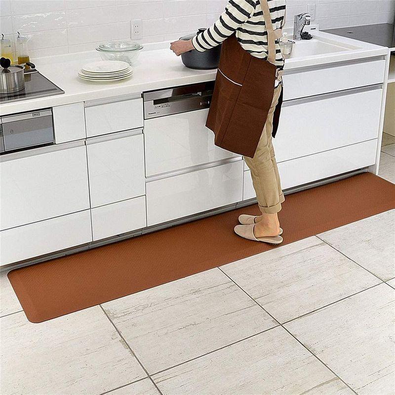 アシイイネ 疲労軽減マット 240cmサイズ 高反発 キッチンマット 拭ける 足が楽 衝撃吸収 長さ240cm×幅45cm×厚み2cm (4 疲労軽減マット 240cmサイズ 高反発 キッチンマット 拭ける 足が楽 衝撃吸収 長さ240cm×幅45cm×厚み2cm
