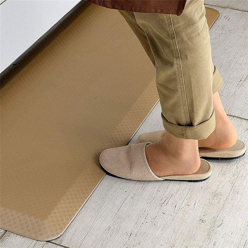 アシイイネ 疲労軽減マット 240cmサイズ 高反発 キッチンマット 拭ける 足が楽 衝撃吸収 長さ240cm×幅45cm×厚み2cm (4 疲労軽減マット 240cmサイズ 高反発 キッチンマット 拭ける 足が楽 衝撃吸収 長さ240cm×幅45cm×厚み2cm