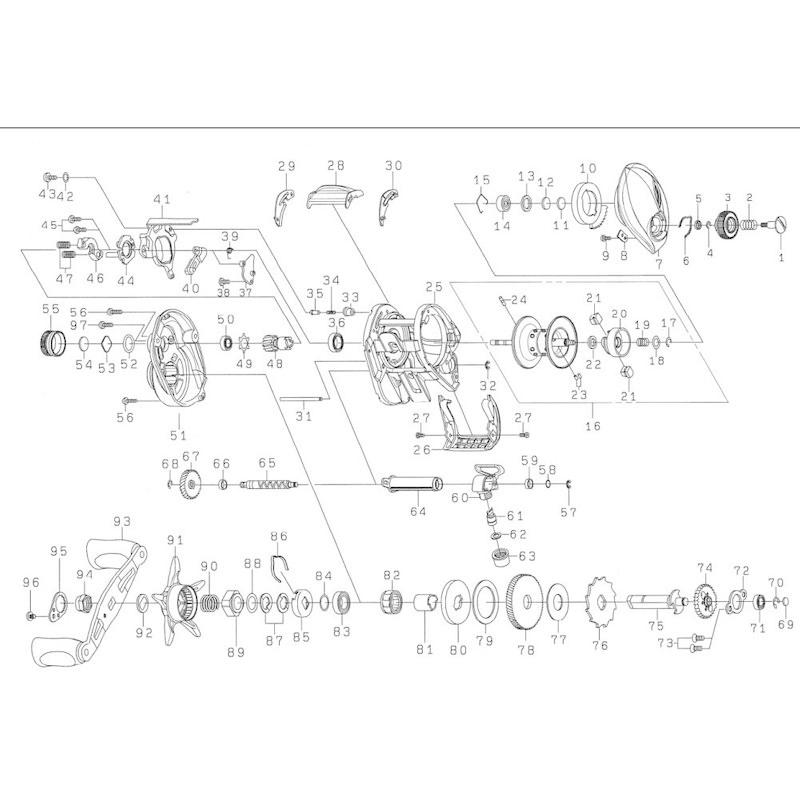 激安ブランド タトゥーラ 19 純正パーツ リール ダイワ Daiwa Tw 129 部品コード 16 部品番号 17 24 スプール 100xhl ベイトリールパーツ Tasuki Pass The Baton Com