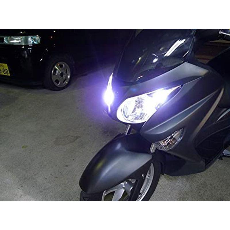 55W HIDよりも明るい LED ヘッドライト バイク用 1灯 H4Hi/Lo 爆光