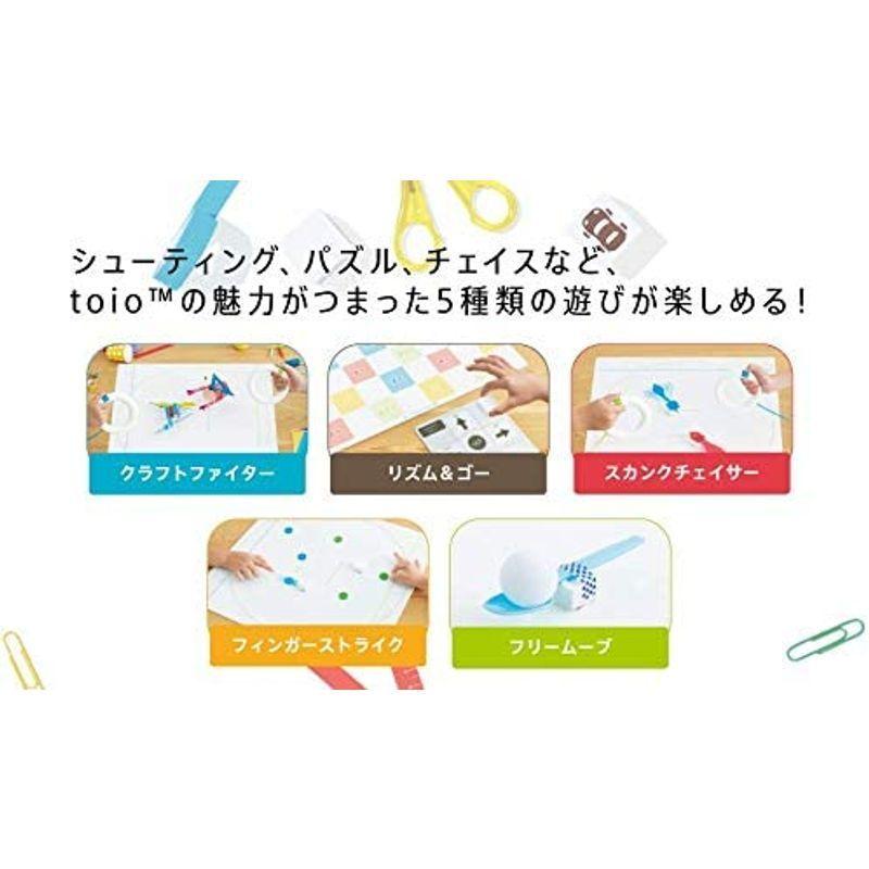 【美品】 toio ( トイオ ) バリューパック「つくって、あそんで、ひらめいて」ロボットトイ 小さなキューブ型ロボット 一人でもみんなでも 手を動 【2378511716】(13982円)