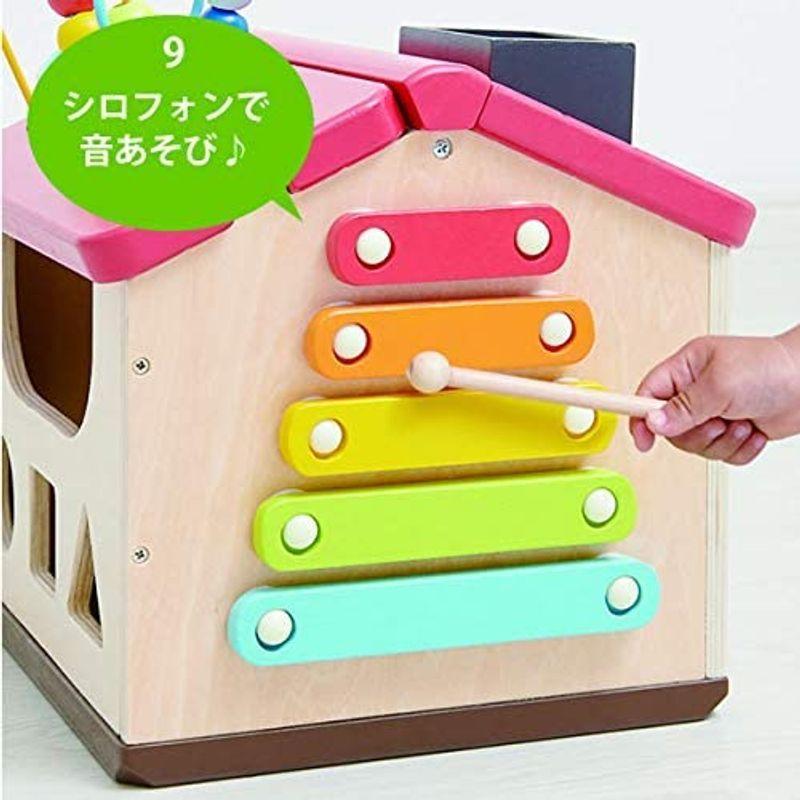 エド・インター 木のおもちゃ ようこそ森のわくわくハウス（1歳から） インター 木のおもちゃ 1歳から