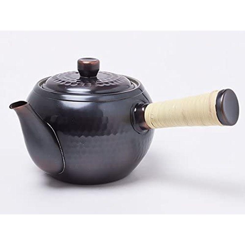 りん　りん純銅製　茶器揃え（急須＋茶筒＋茶さじ）　docha-4