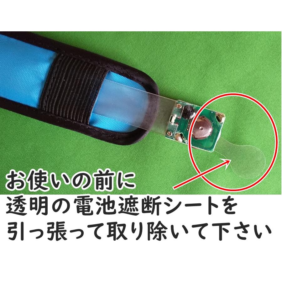 アームバンド LED 光る ワンタッチ 夜間の散歩やウォーキングに 安全 防犯 自転車 腕輪 蛍光｜rin-shop｜07