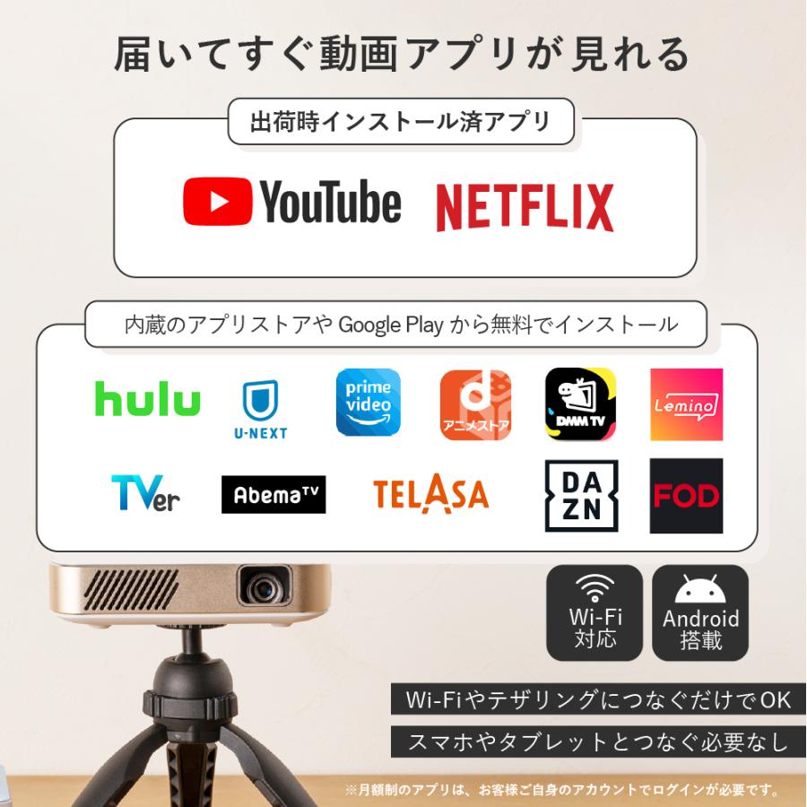 UENO-mono カベーニPRO2 2026モデル プロジェクター 小型 フルHD 家庭