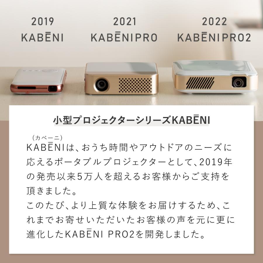 カベーニ 天井 家庭用 プロジェクター コンパクト 白