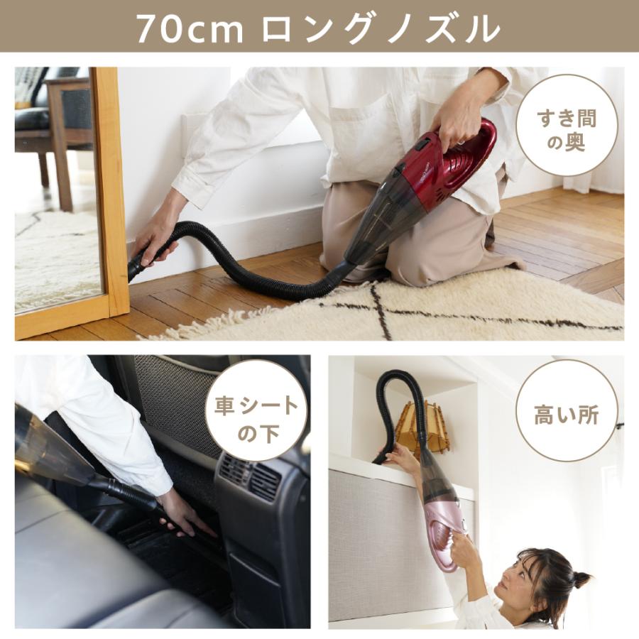 UENO-mono ハンディクリーナー 掃除機 コードレス サイクロン 強力