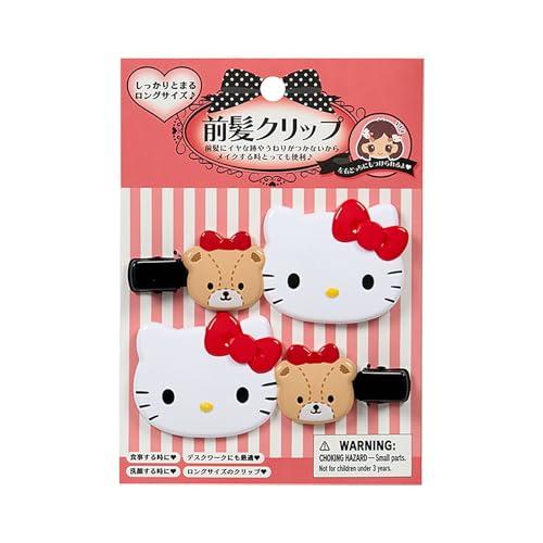 サンリオ(SANRIO) 前髪クリップ ロング ハローキティ ABS樹脂 右向きと