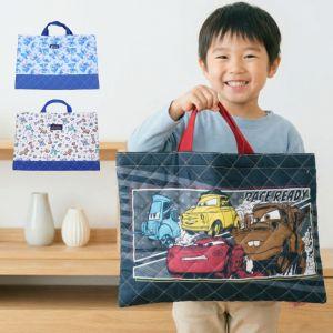 手提げ・レッスンバッグ・入園グッズ garfield Disney（ディズニー） カーズ トイストーリー スティッチ キルト