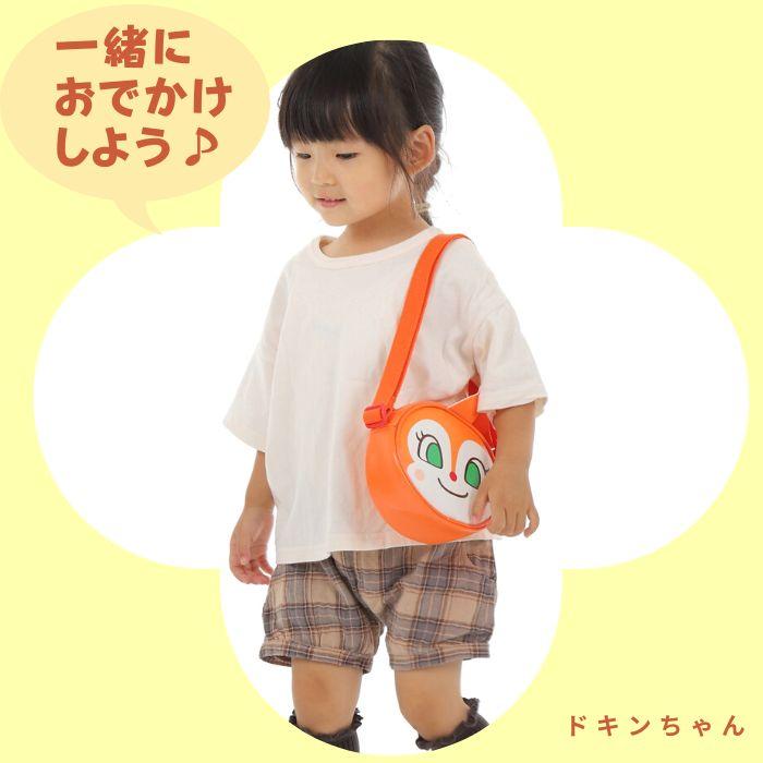 アンパンマン フェイスショルダーバッグ ドキンちゃん バイキンマン 