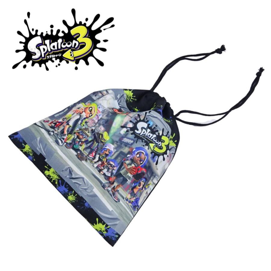 任天堂（Nintendo） スーパーマリオ 巾着M スプラトゥーン3 キッズ