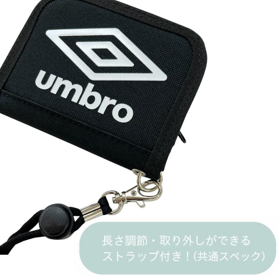 財布 男の子 小学生 中学生 高校生 アンブロ umbro 二つ折り財布 ファスナー式 男子 ストラップ 買い物 ストラップ ジュニア キッズ 紐付き 首 下げ｜rinasora｜05