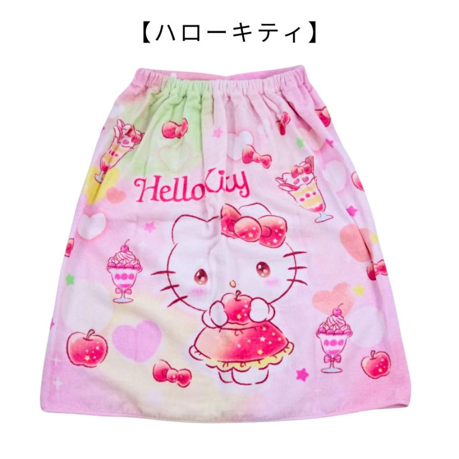sanrio ラップタオル プールタオル 子供 110×60cm ハローキティ sanrio ラップタオル プールタオル 子供 110×60cm ハローキティ