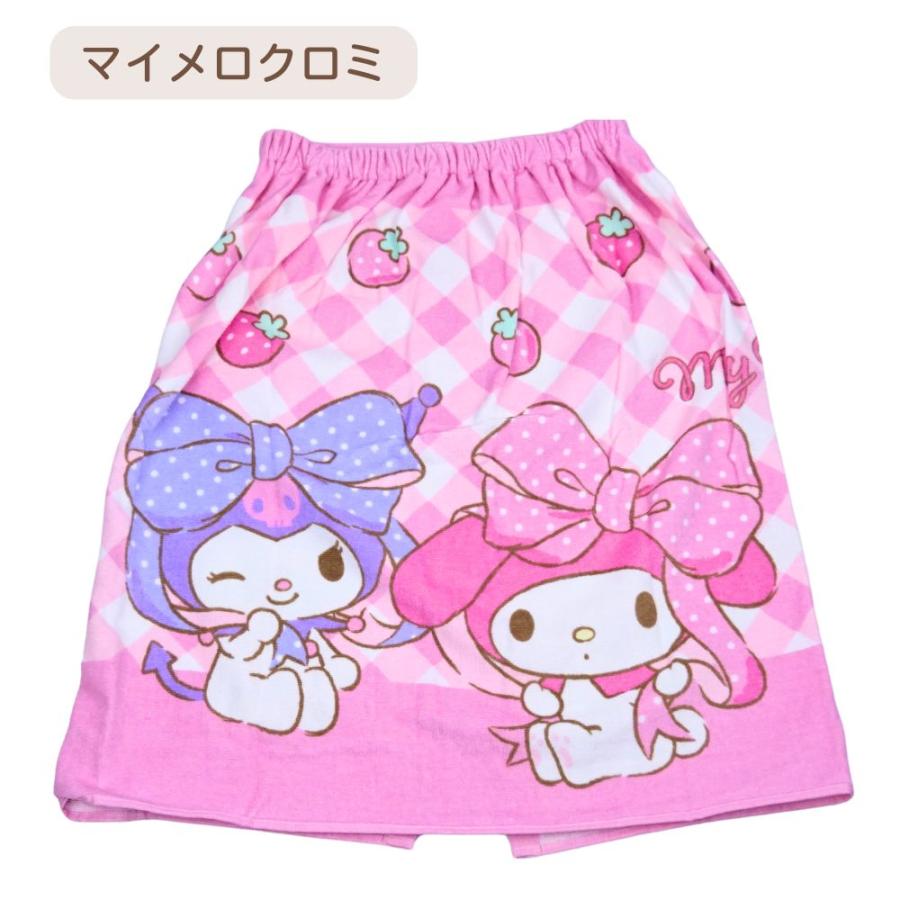 キャラクターグッズ Amazon｜丸眞 80cm丈 ラップタオル サンリオ マイメロディ 子供